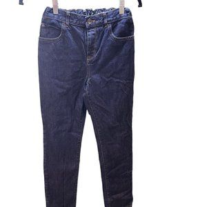 The Childrens Place Boys Jeans Semi Elastic Waist Skinny Fit Dark Wash 14
